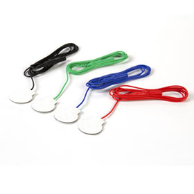 Électrodes de recueil autocollantes 20mm — Câble 1m