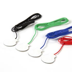 Électrodes de recueil autocollantes 20mm — Câble 2m